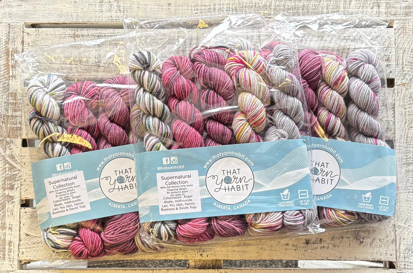 Supernatural Fingering 80/20 Mini Skein Set