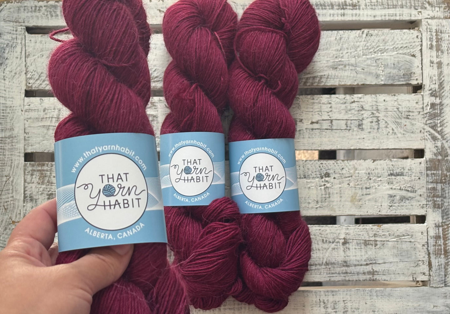 Mistletoe Red Cloud Sock