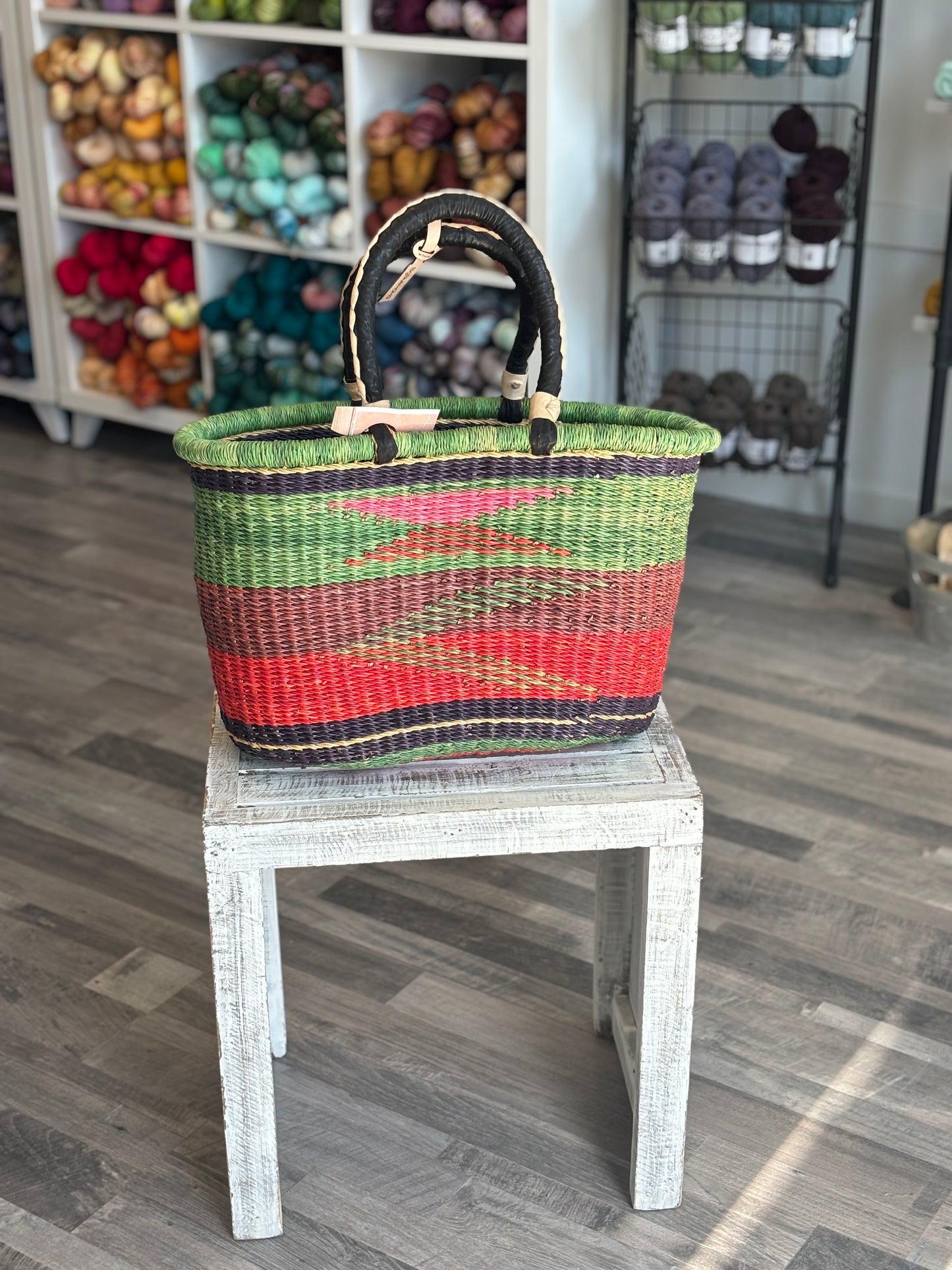 Oval Basket with Two Handles - Large