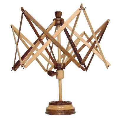 Beech and Acacia Yarn Swift with Base