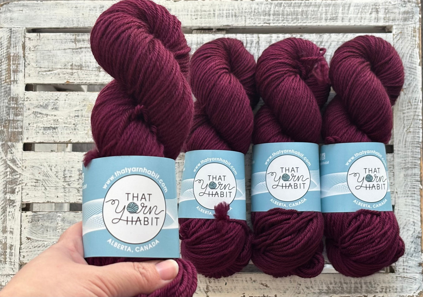 Cabernet All Day Cushy Worsted