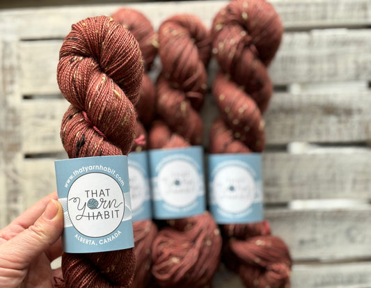 Cinnamon Tweedy Sock