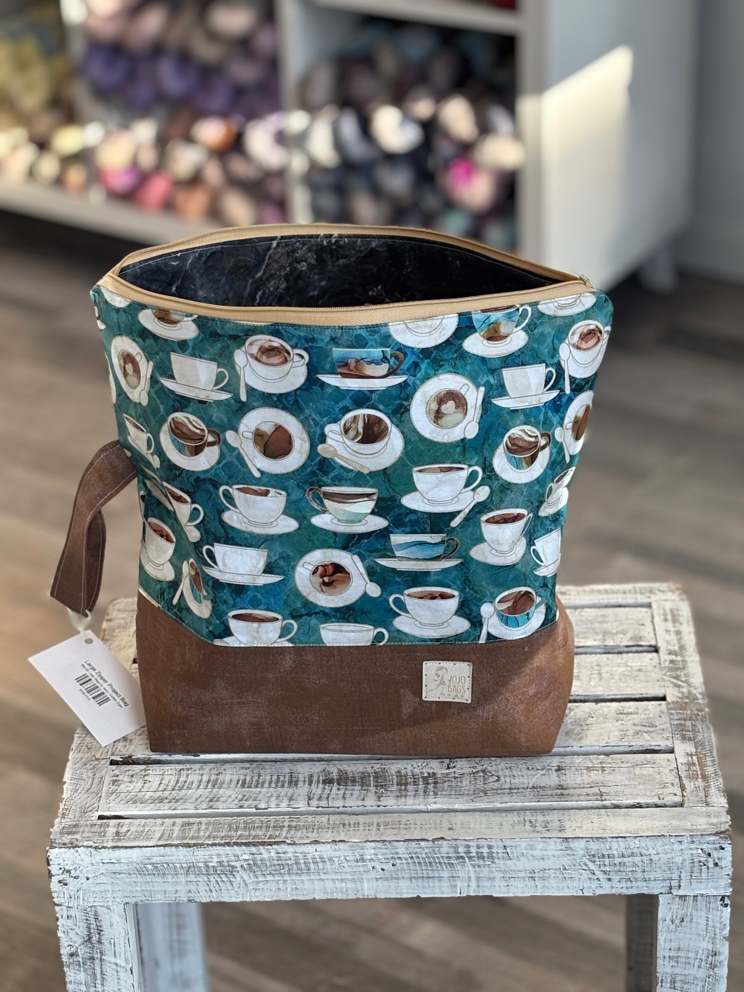 Large Zipper Project Bag
