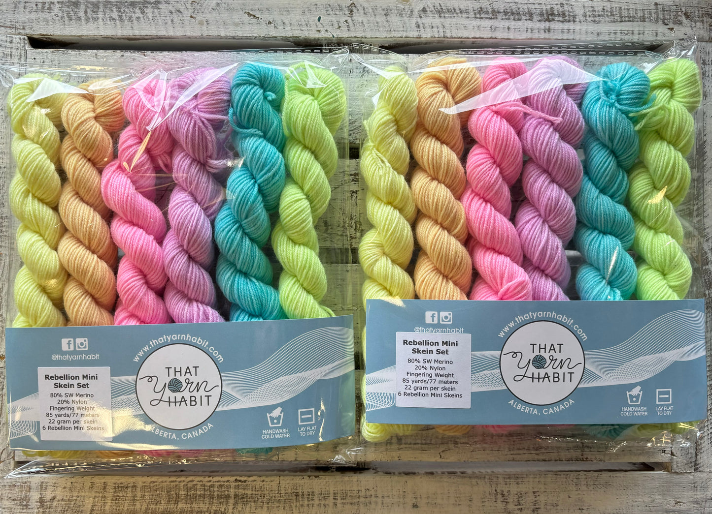 Rebellion Mini Skein Set Fingering 80/20