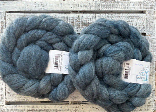 Ruffled Spirit 100% Grey BFL