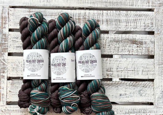 Coffee Break Self Striping Sock Set