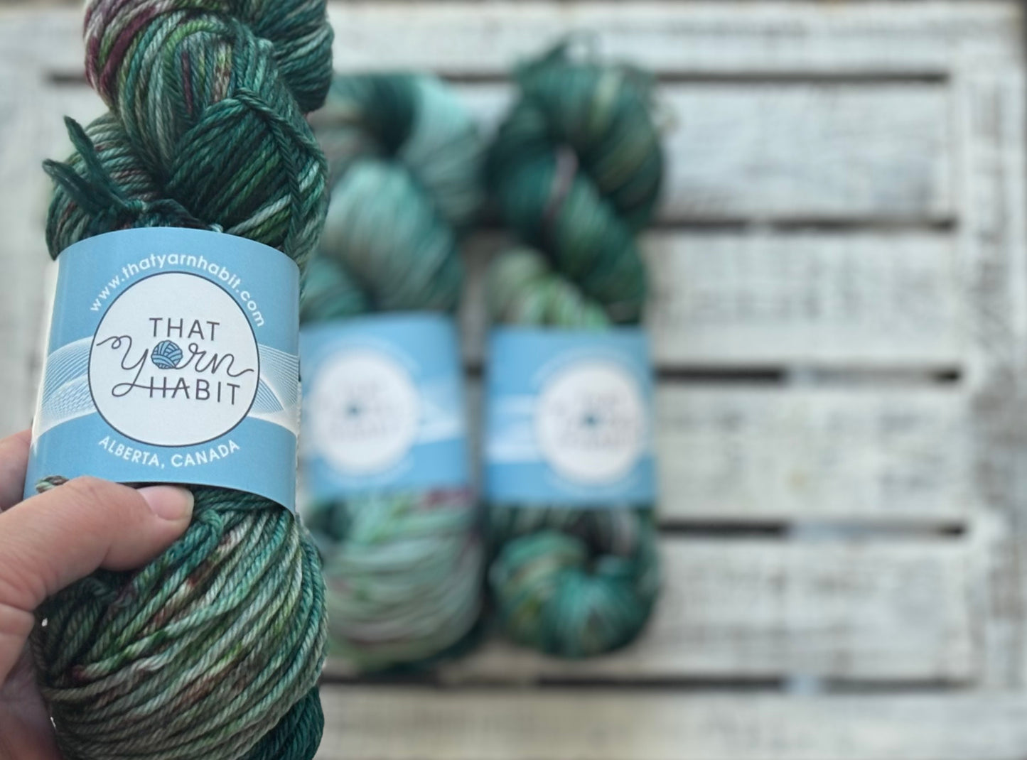 Christmas Tree Farm Cushy Worsted