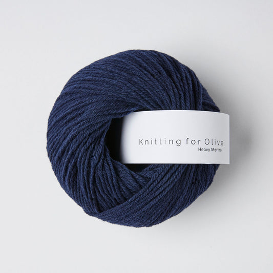 Navy Blue Heavy Merino