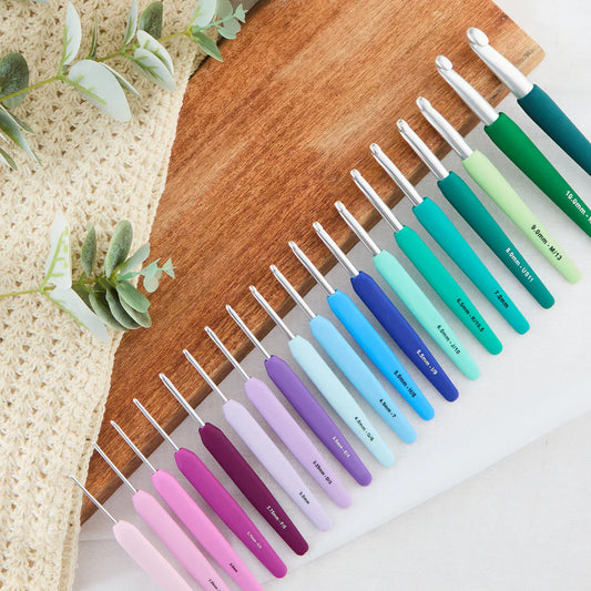 Waves 2.0 Single Pointed Crochet Hooks