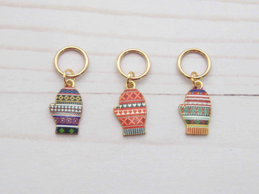 Fair Isle Mitten Stitch Markers