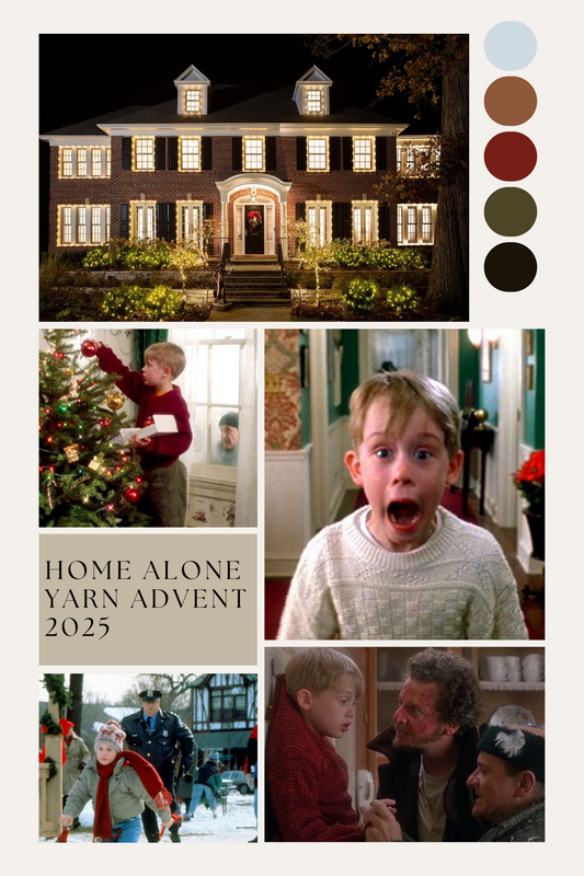 Home Alone 2025 Yarn Advent 24 Days
