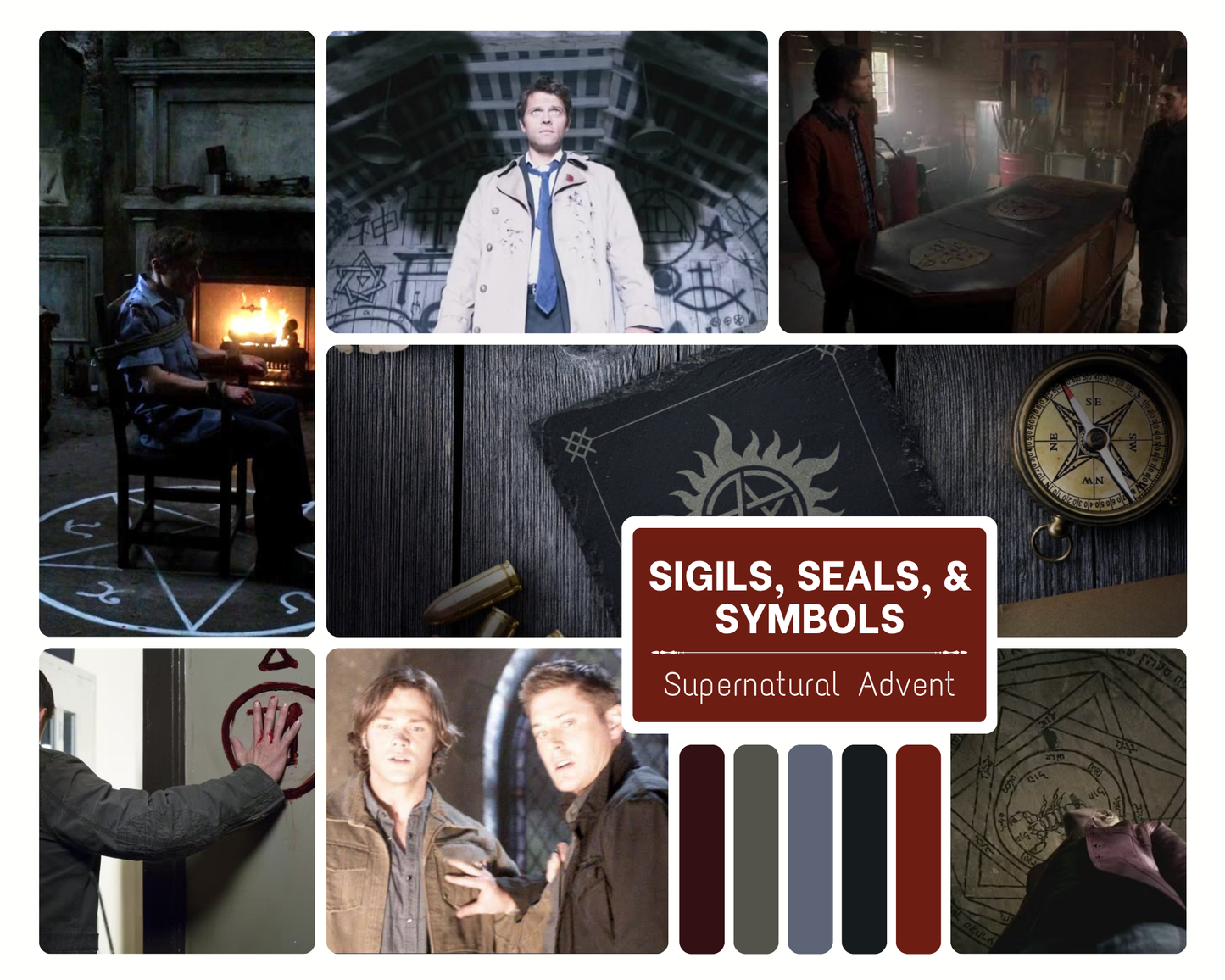 24 Day Sigils, Seals & Symbols Yarn Advent