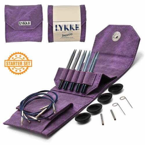 Indigo 3.5" Interchangeable Needles Starter Set