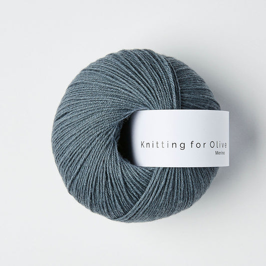 Dusty Petroleum Blue Merino