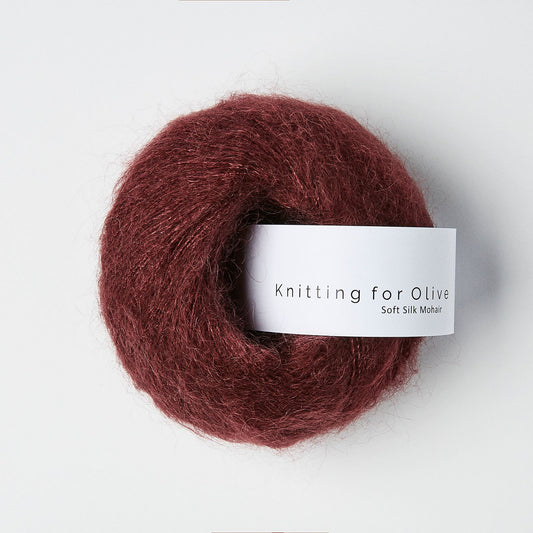 Bordeaux Soft Silk Mohair