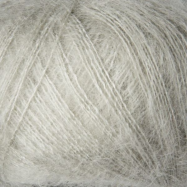 Pearl Gray Soft Silk Mohair