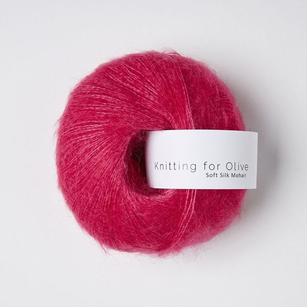 Pink Daisies Soft Silk Mohair