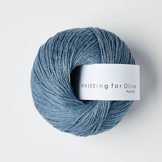 Dove Blue Pure Silk