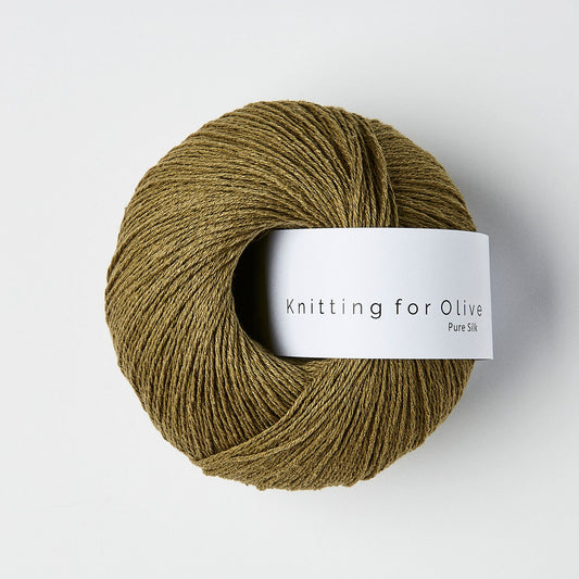 Olive Pure Silk