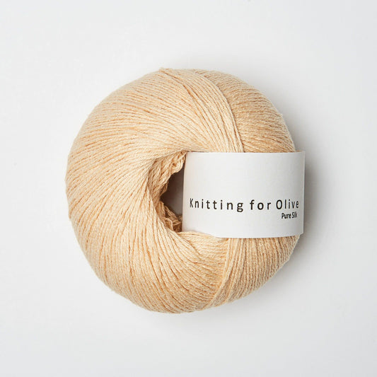 Soft Peach Pure Silk