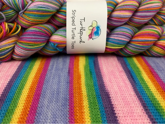 Lady Amalthea Self Striping Sock