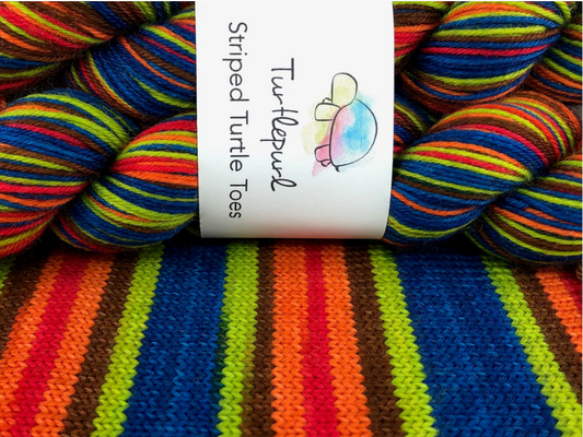 Bob's Camping Trip Self Striping Sock