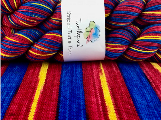 Super Hero Self Striping Sock