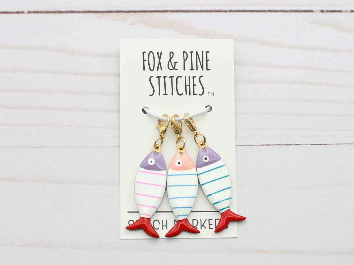 Little Fishies Stitch Markers