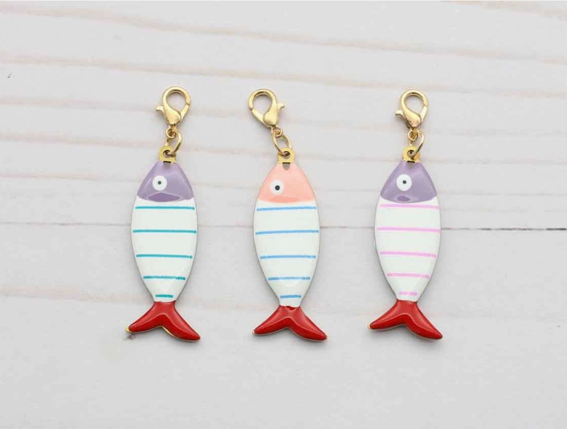Little Fishies Stitch Markers