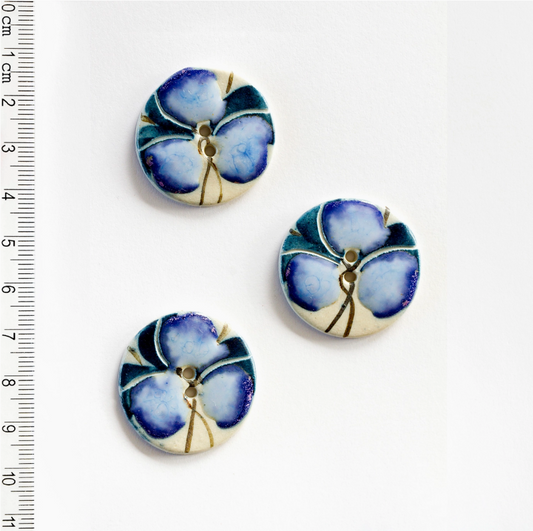 Wedgewood Floral Buttons