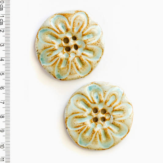 Large Flower Fashion Buttons