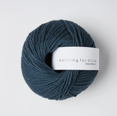 Deep Petroleum Blue Heavy Merino