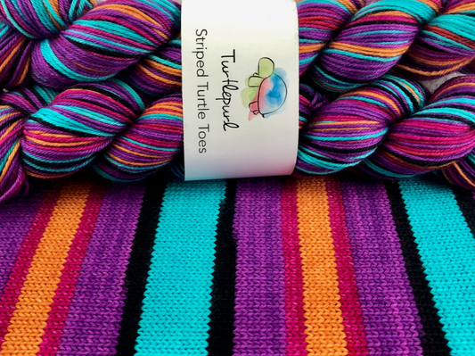 The Artist B-Side Self Striping Sock