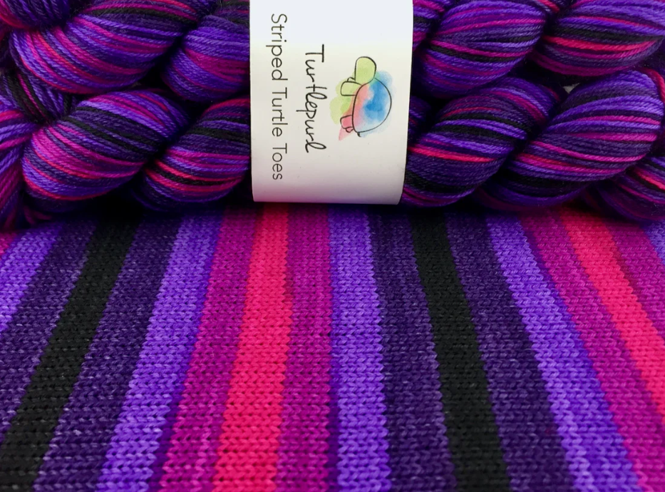 Derby Self Striping Sock