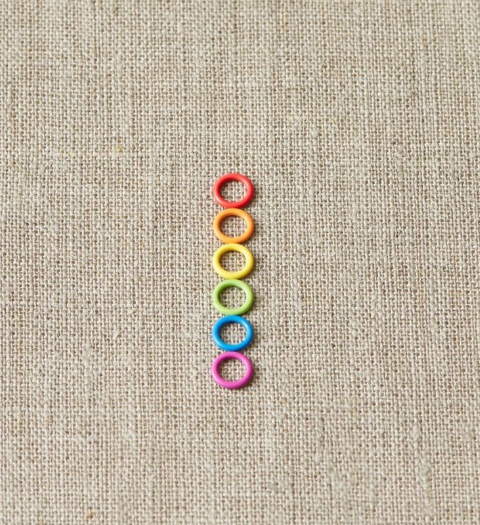 Colourful Ring Stitch Markers Mini