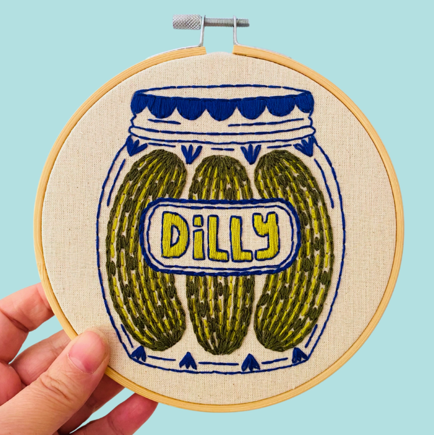 Pickles Complete Embroidery Kit