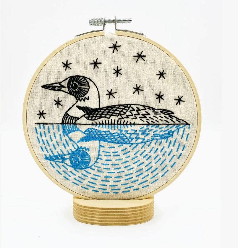 Loon Complete Embroidery Kit