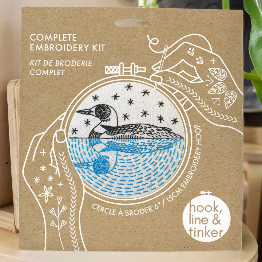 Loon Complete Embroidery Kit