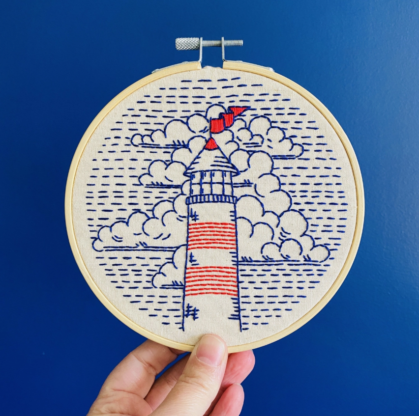 Lighthouse Complete Embroidery Kit