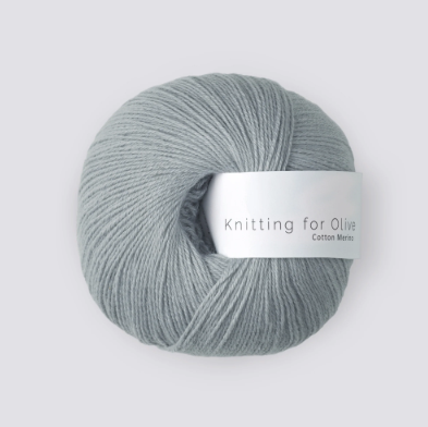 Soft Blue Cotton Merino