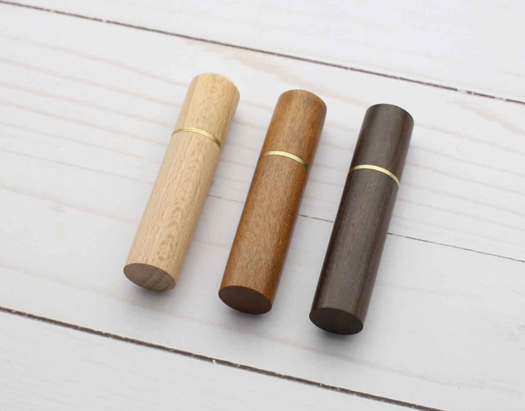 Wooden Darning Needle Case