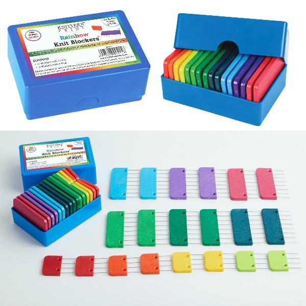 Cubicle Rope Blockers Rainbow Knit Blockers – That Yarn Habit