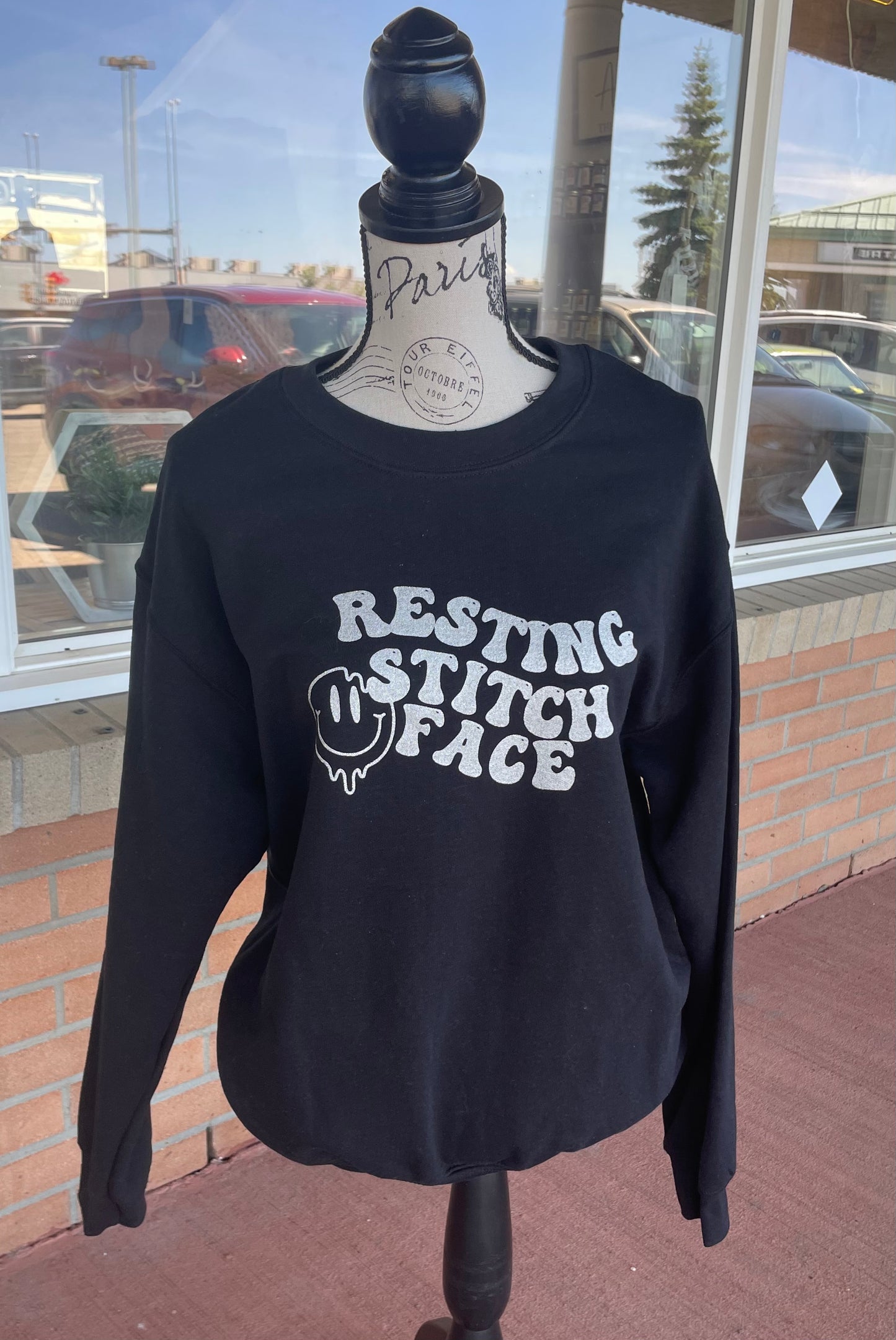 Resting Stitch Face Sweatshirt